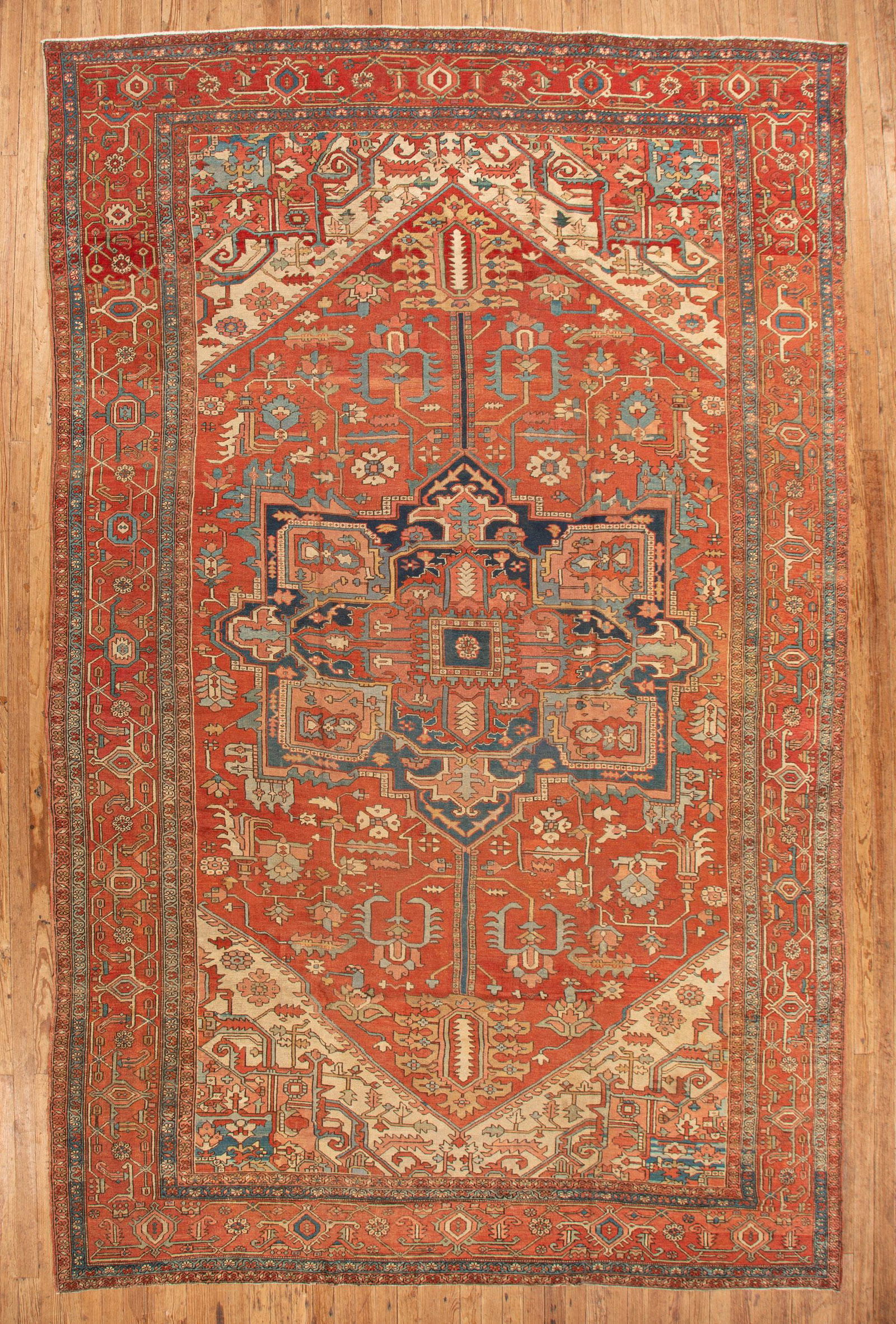 Antique Heriz Carpet (1 of 12)