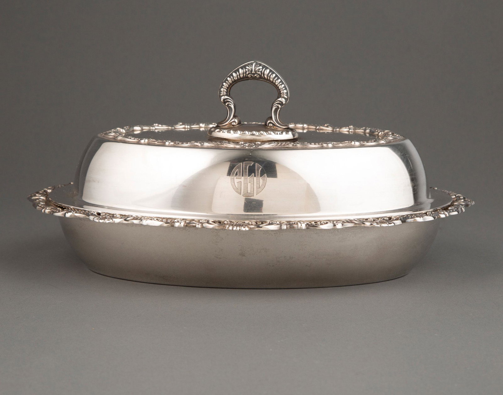 Gorham Sterling Silver Covered Vegetable Tureen (1 of 2)