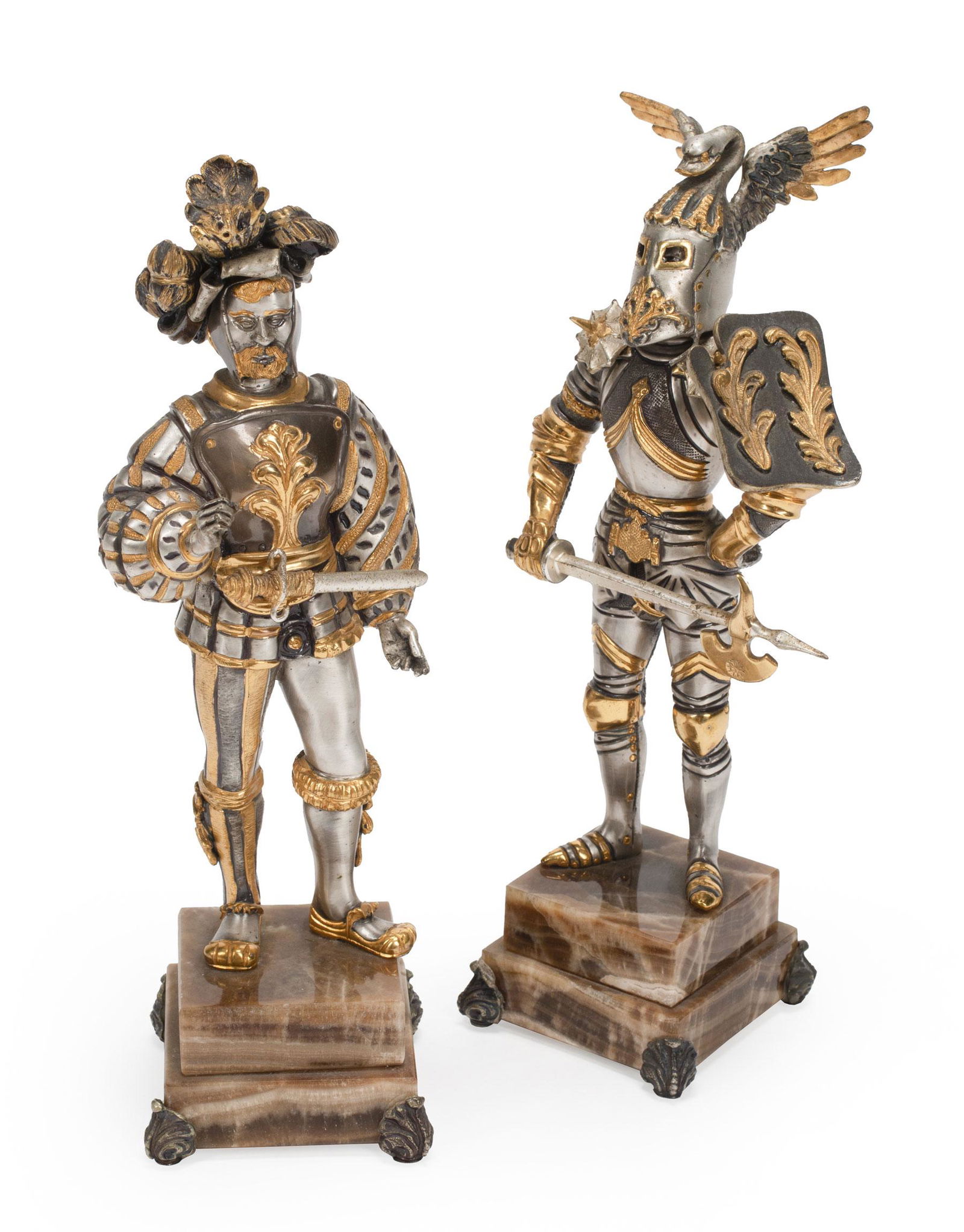 Pair of Italian Silver and Gilt Metal Figures (1 of 5)