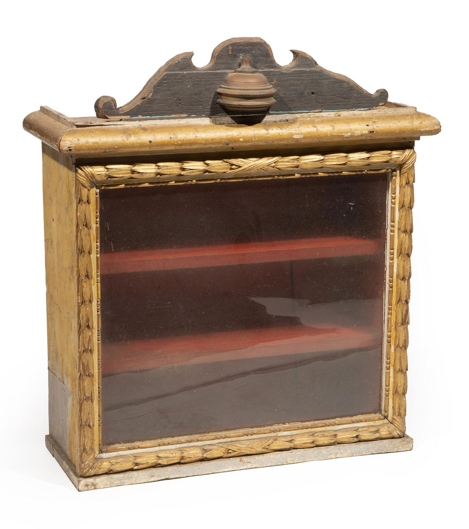 Continental Carved Giltwood Hanging Vitrine (1 of 2)