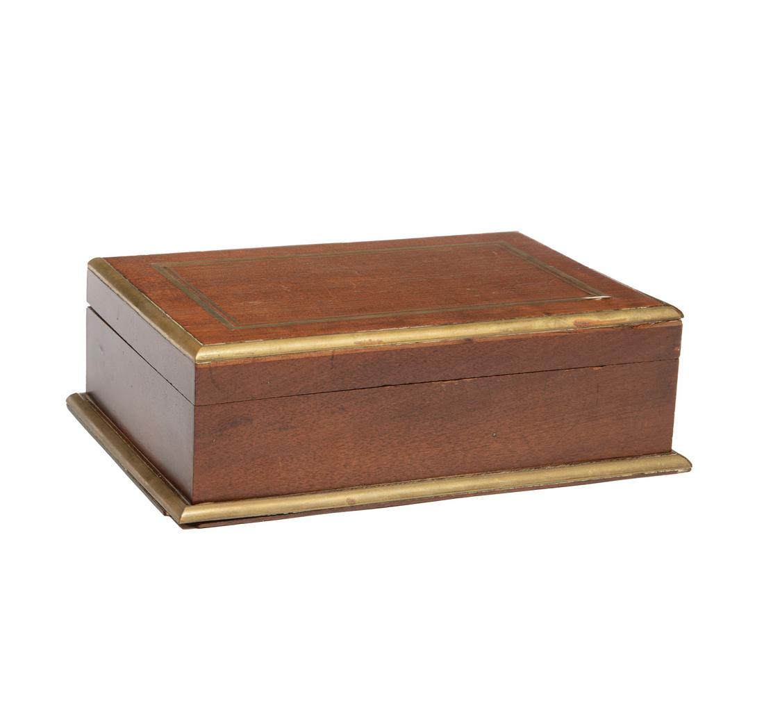 Copper-Mounted Wood Coffer (1 of 5)