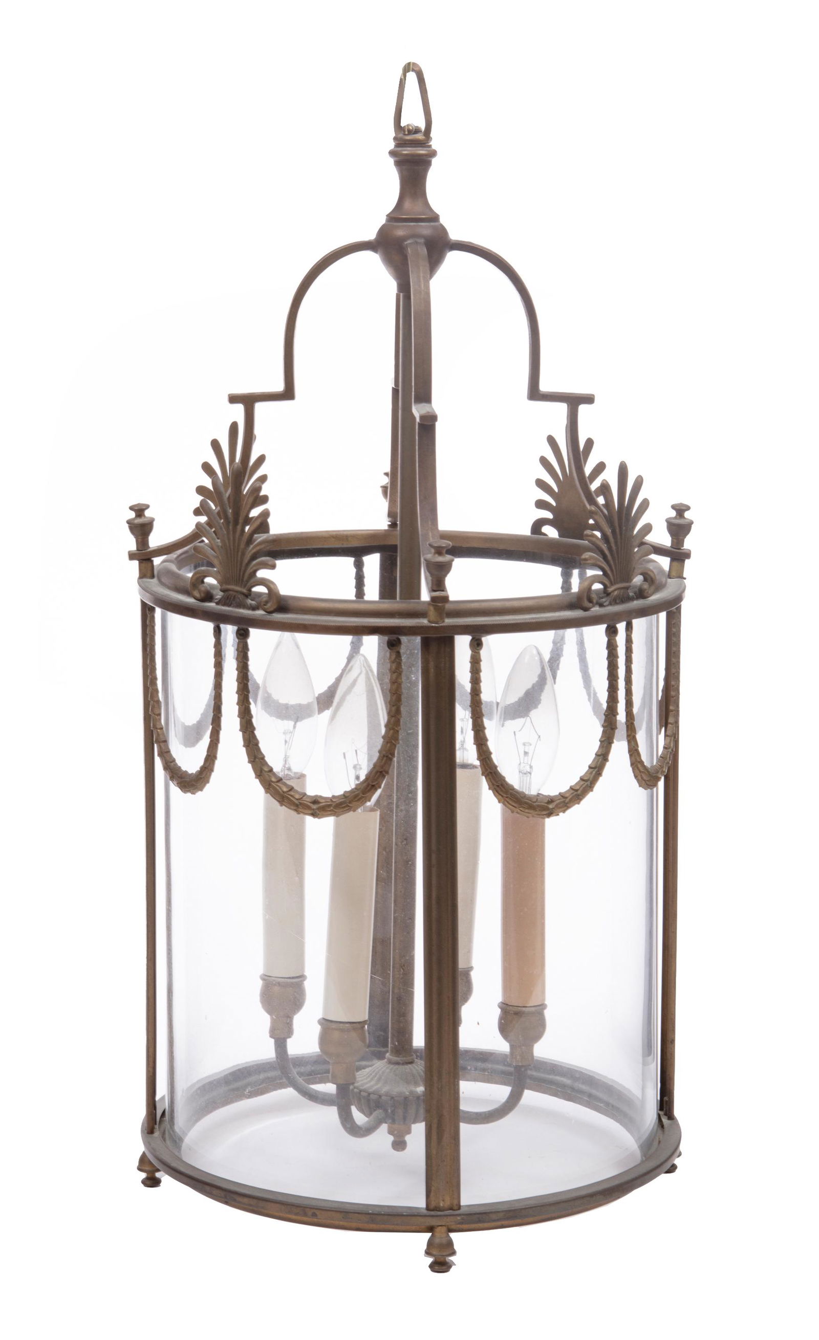 English-Style Brass Hall Lantern (1 of 3)