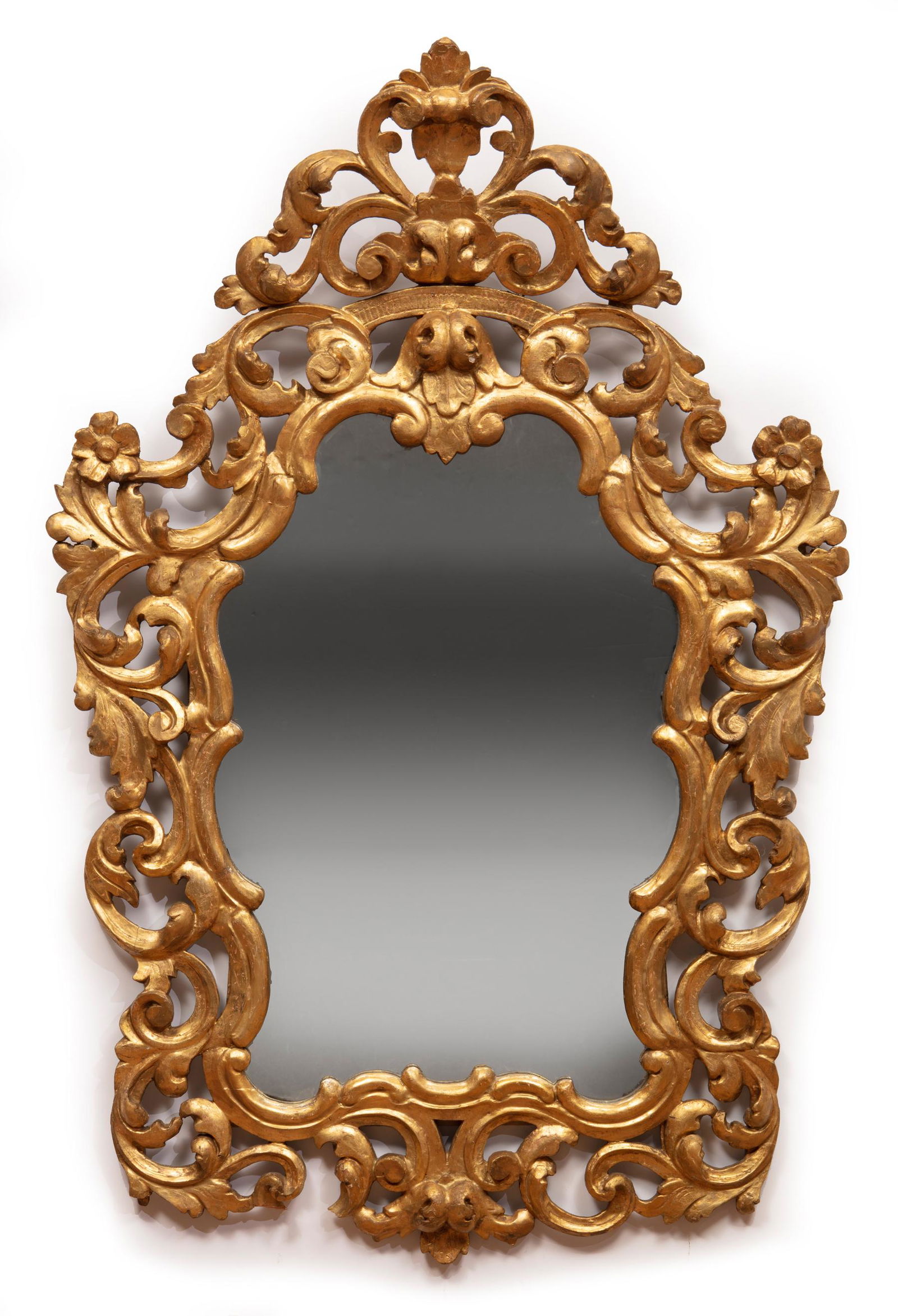 Louis XV-Style Giltwood Mirror (1 of 1)