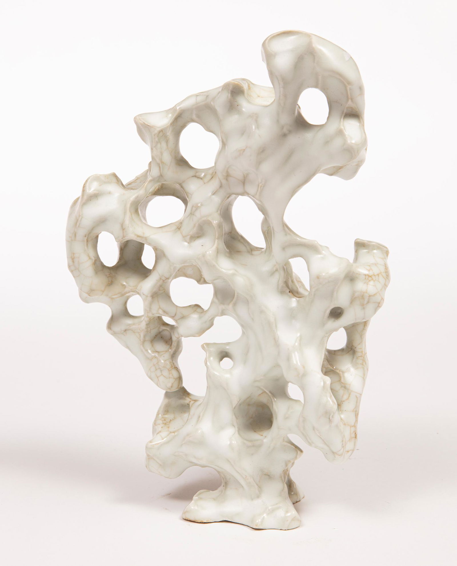 Chinese Porcelain Model of a Scholar's Rock (1 of 2)