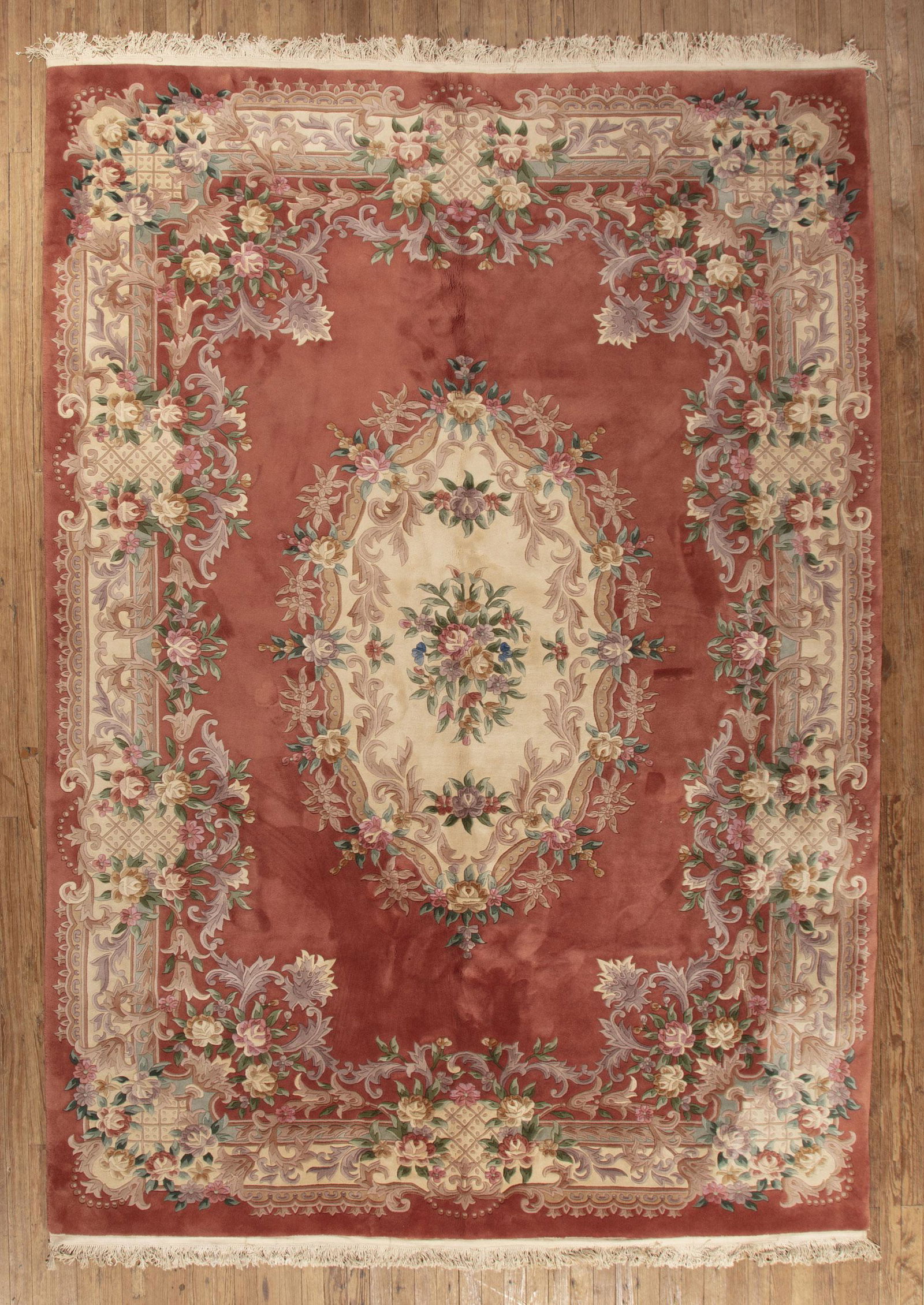 Chinese Savonnerie-Style Carpet (1 of 1)