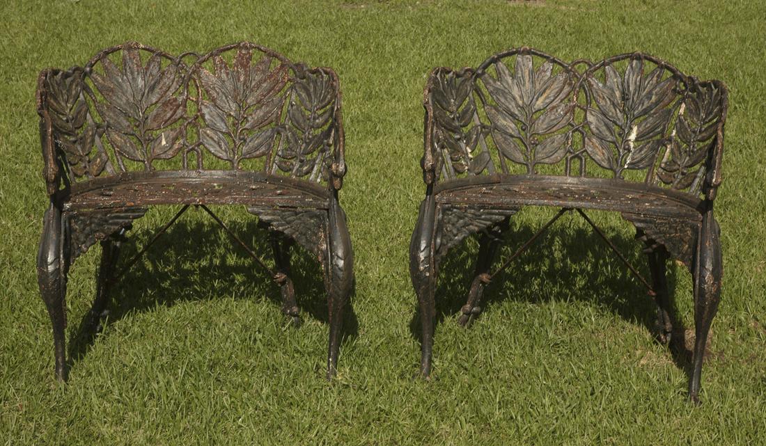 American Cast Iron Garden Chairs (1 of 2)