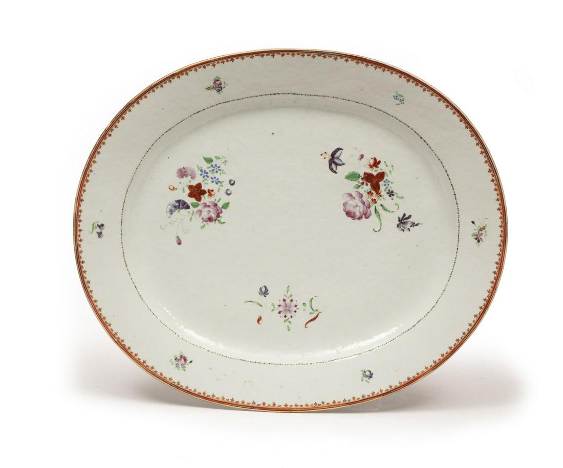 Chinese Export Famille Rose Porcelain Paltter (1 of 2)