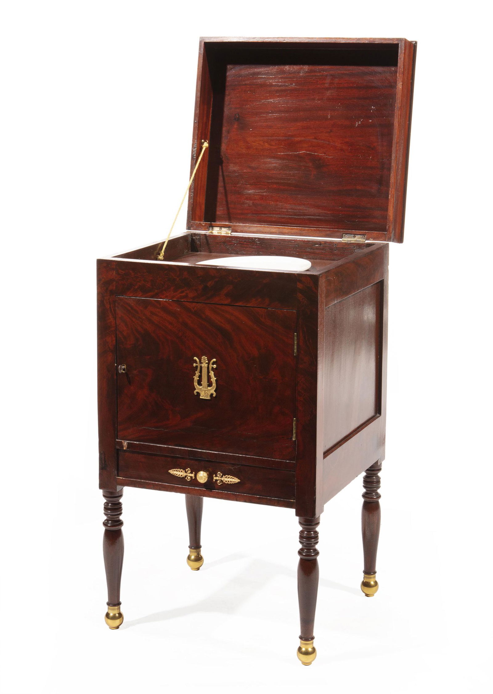 American Bronze-Mounted Mahogany Basin Stand (1 of 6)