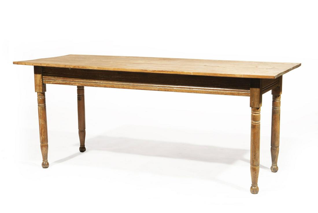 Antique Acadian Carved Mixed Native Woods Table (1 of 3)