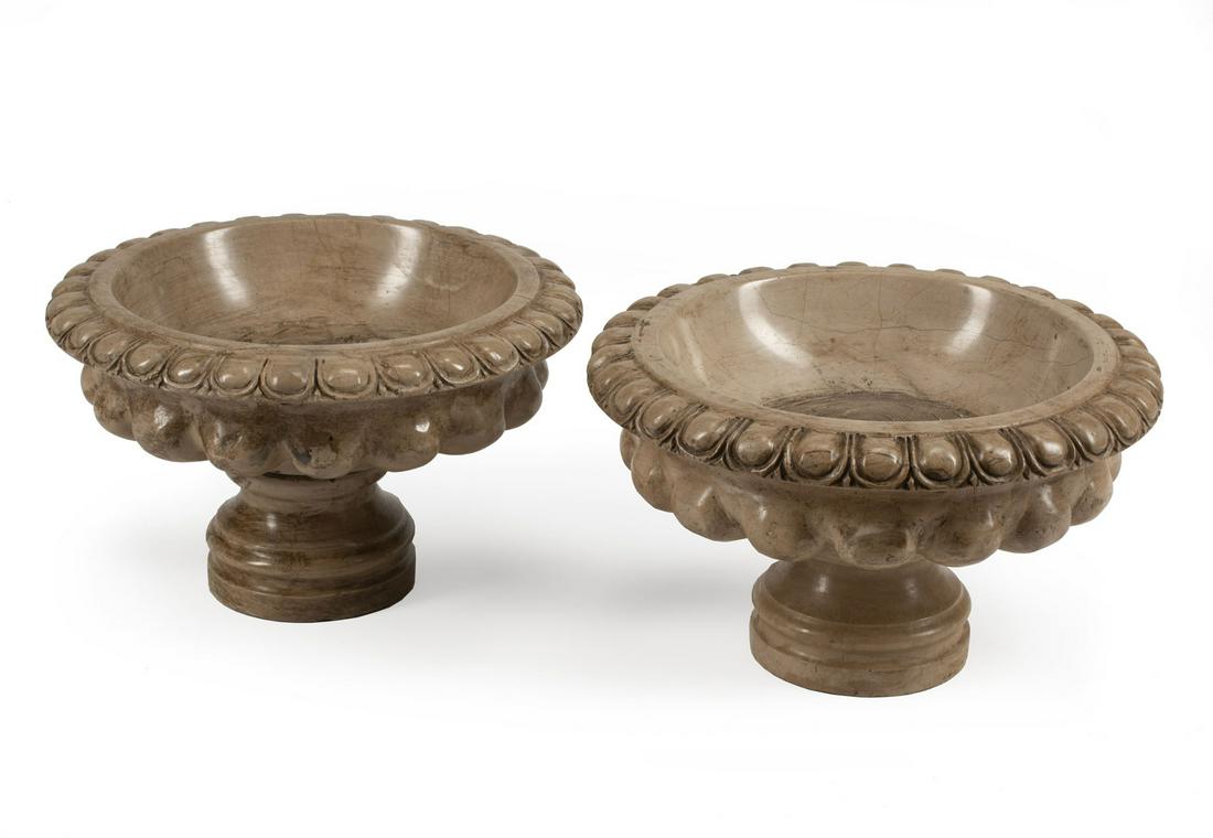 Pair of Italian Marble Tazzas (1 of 4)