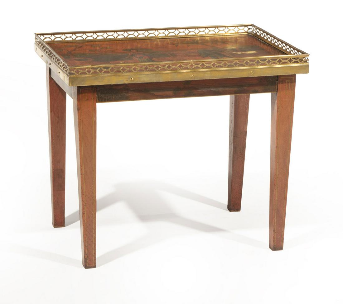 Chinoiserie Brass-Mounted Gallery Tray (1 of 4)