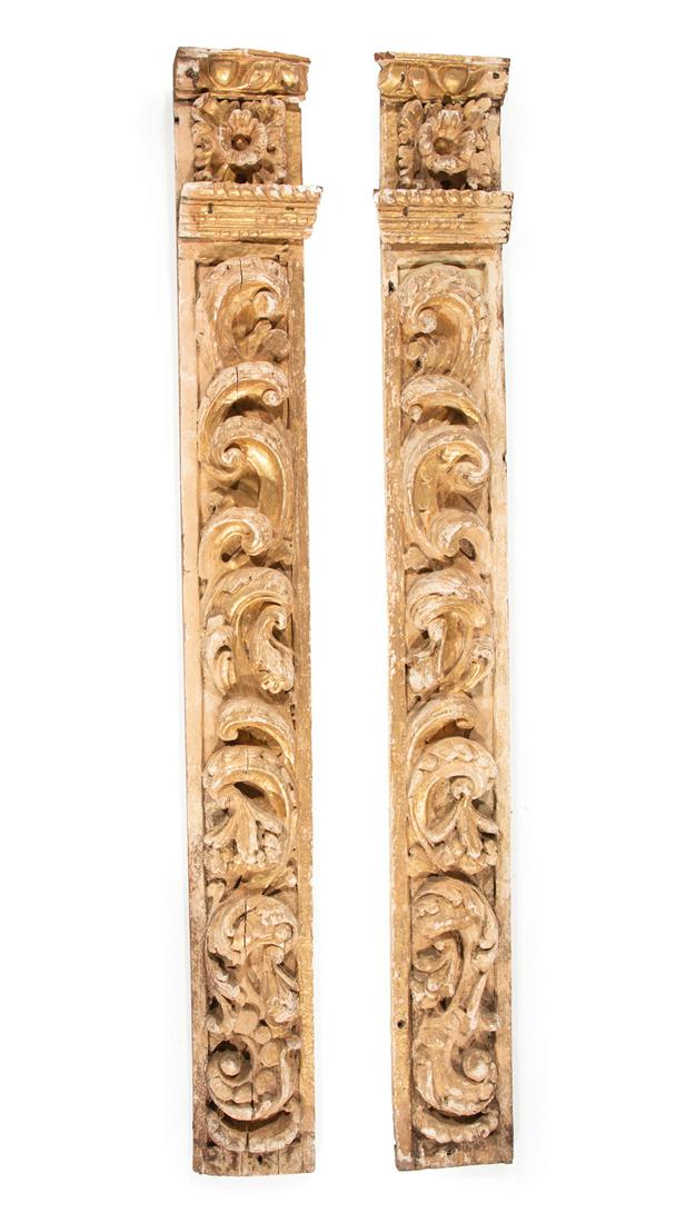Pair of Architectural Giltwood Pilasters (1 of 1)