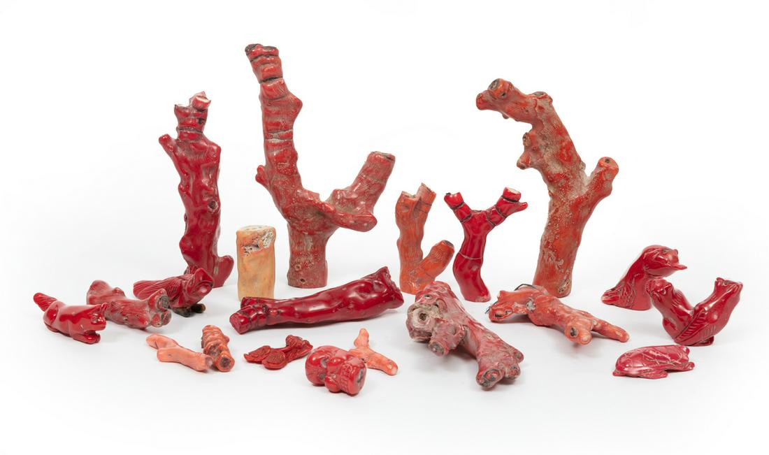 Nineteen Pieces of Red Coral (1 of 3)