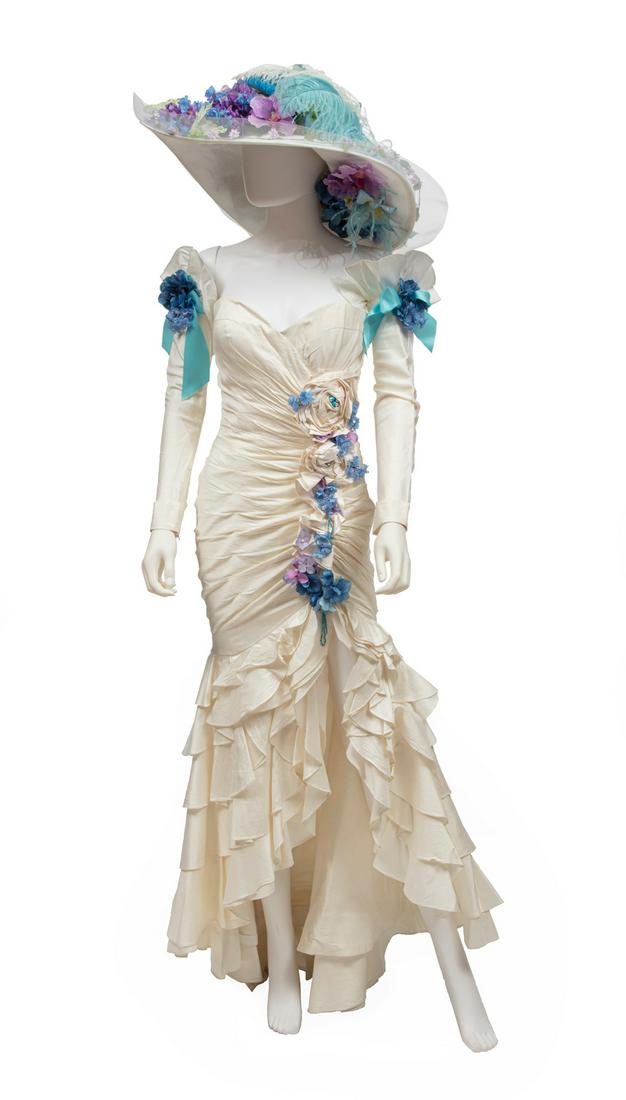 Chris Owens' Blue Hydrangea Easter Costume (1 of 8)