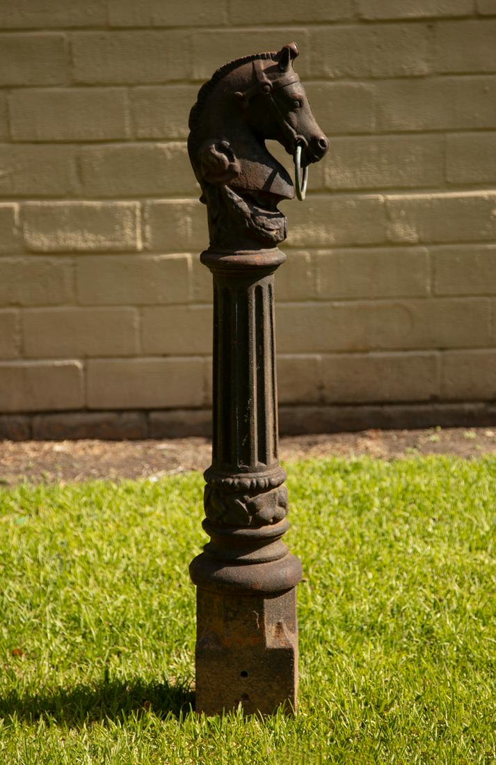 American Cast Iron Horse-Head Hitching Post (1 of 1)