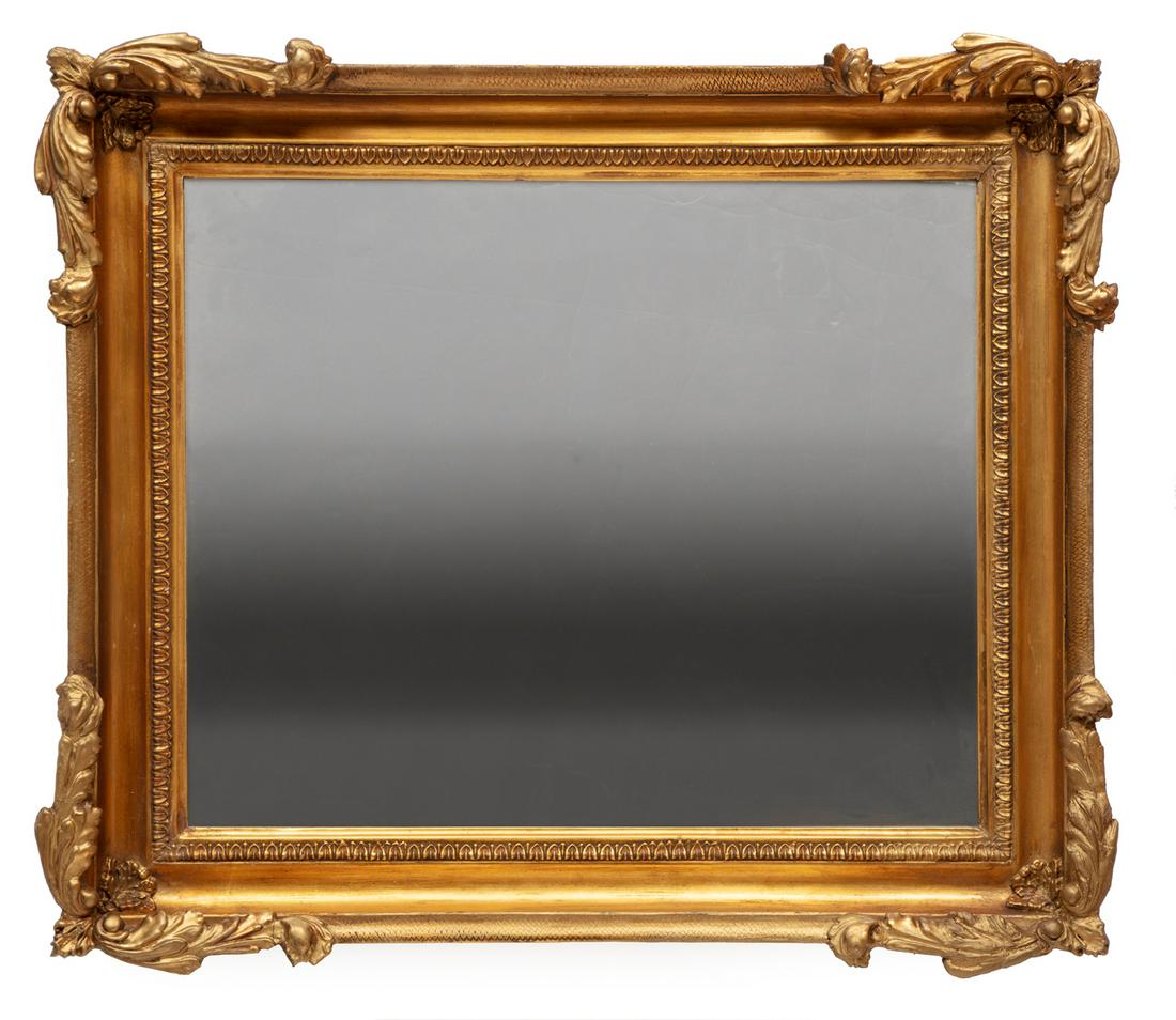 American Carved Giltwood Mirror (1 of 1)
