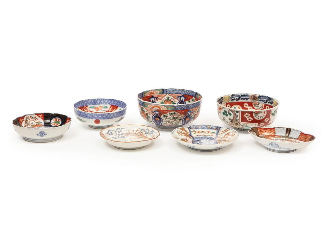 Japanese Imari Porcelain Tableware (1 of 4)
