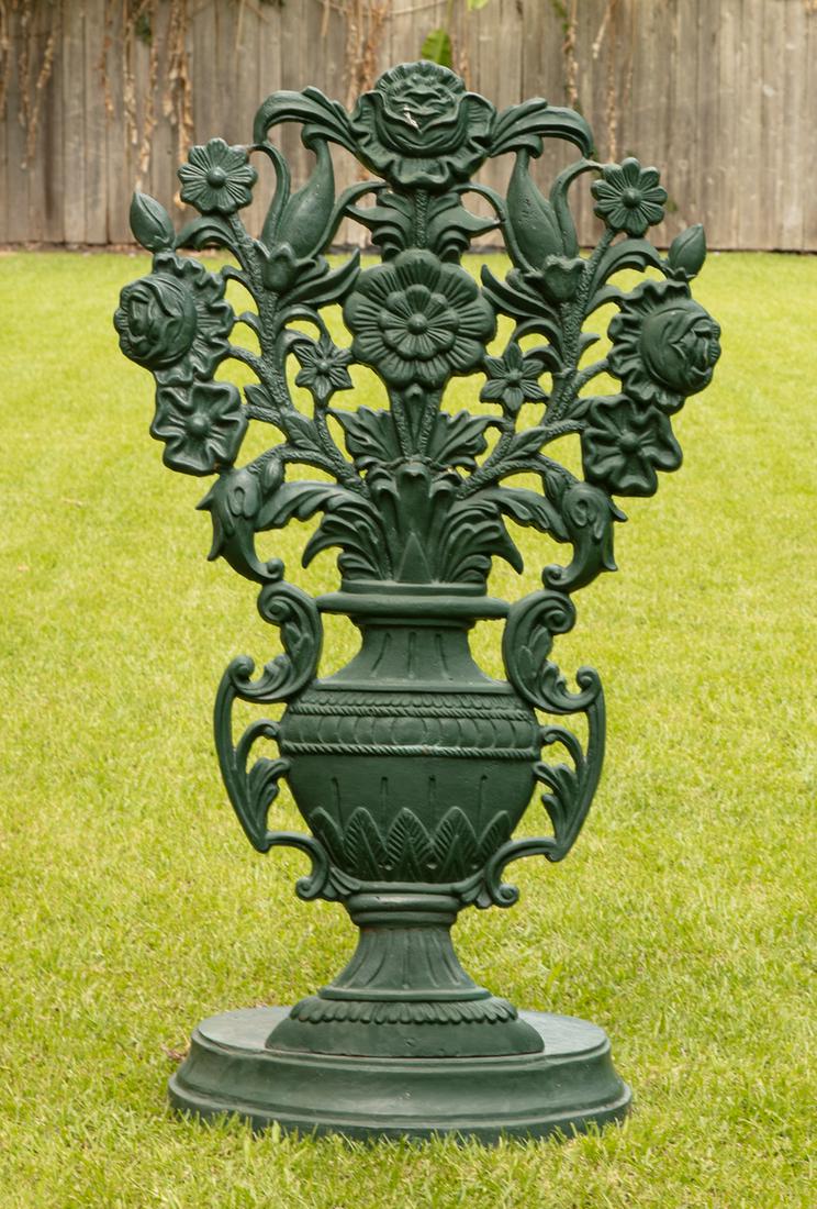 Painted Cast Iron Garden Ornament (1 of 2)