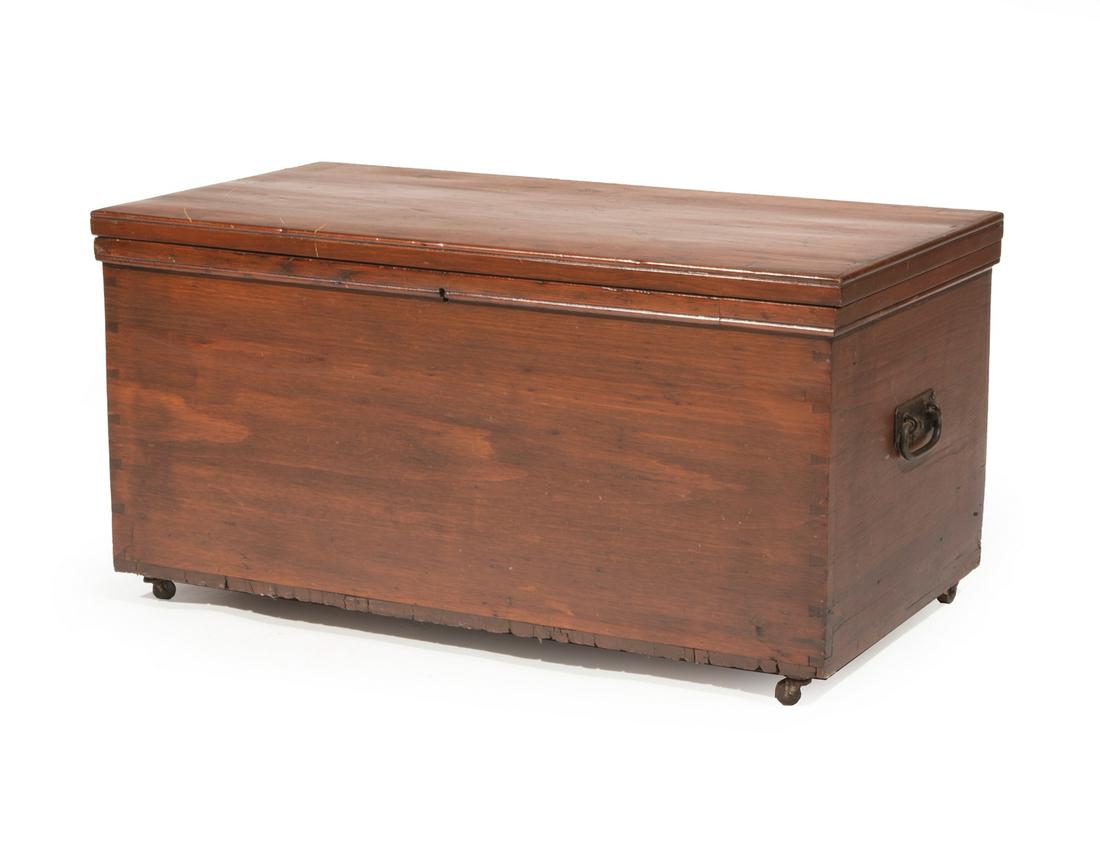 Early American Pine Blanket Chest (1 of 5)