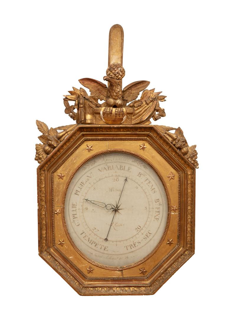 Louis XVI Giltwood Barometer (1 of 4)