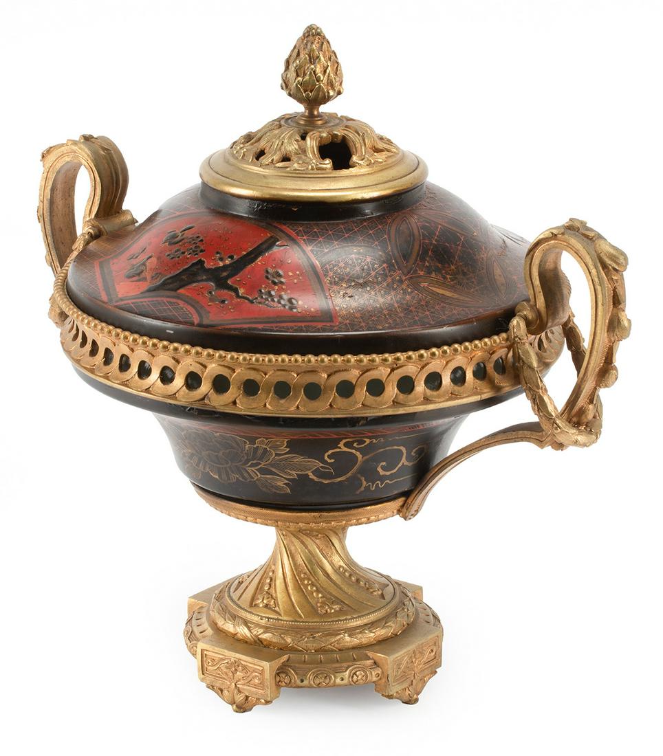 Gilt Bronze-Mounted Japanese Lacquer Potpourri (1 of 4)