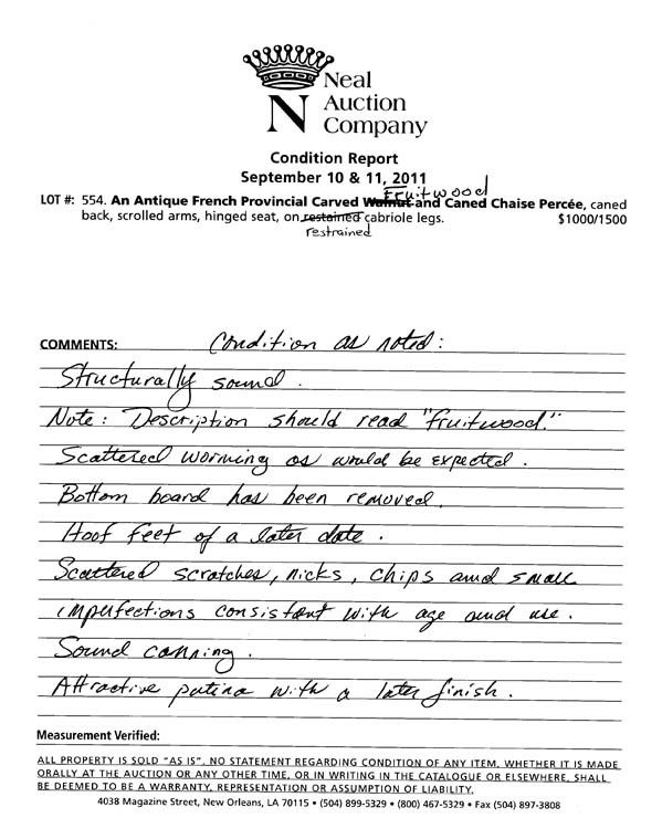 Provincial Carved Walnut and Caned Chaise Percee - 2