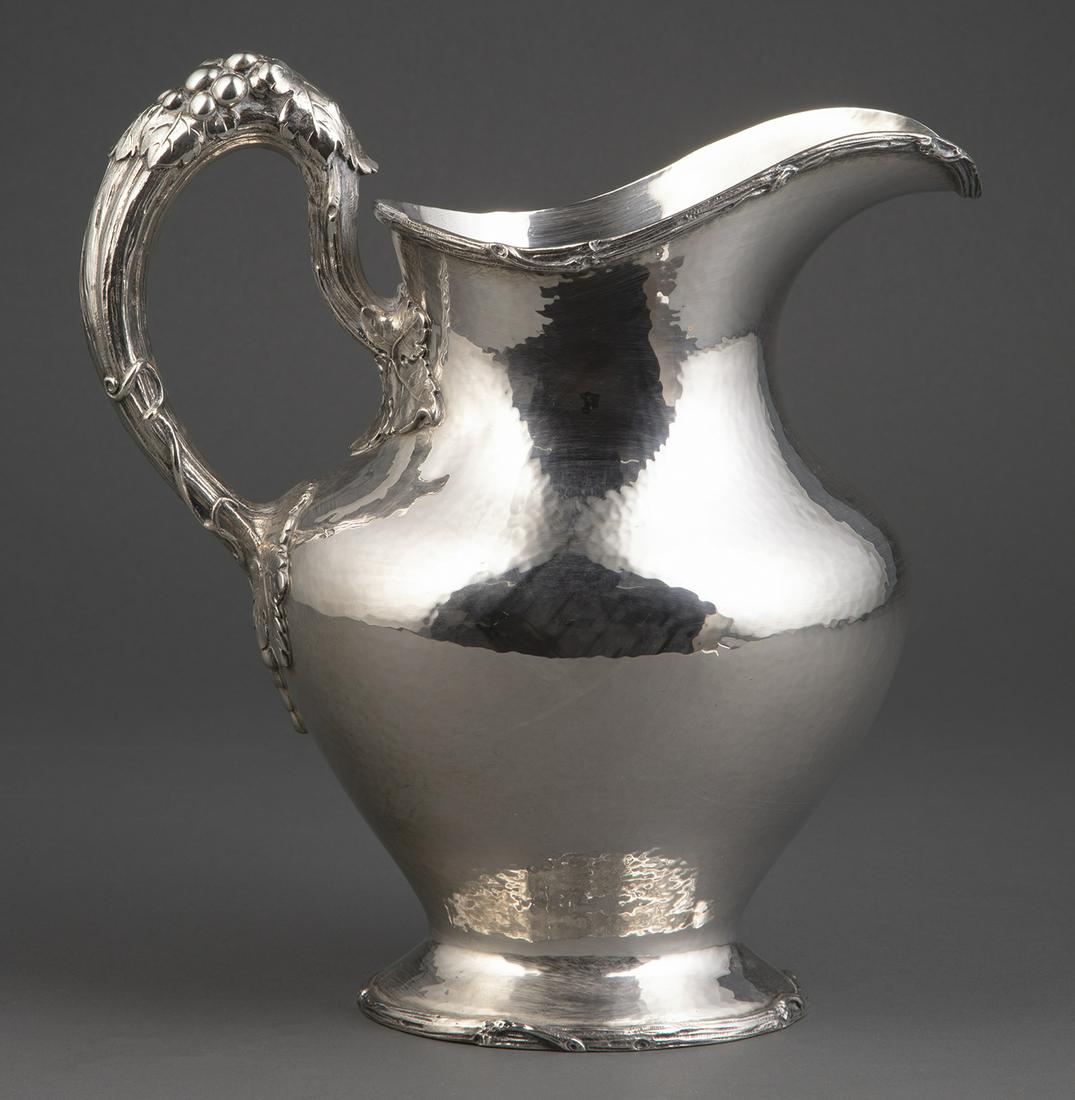 Gorham Hammered Sterling Silver Water Pitcher (1 of 4)
