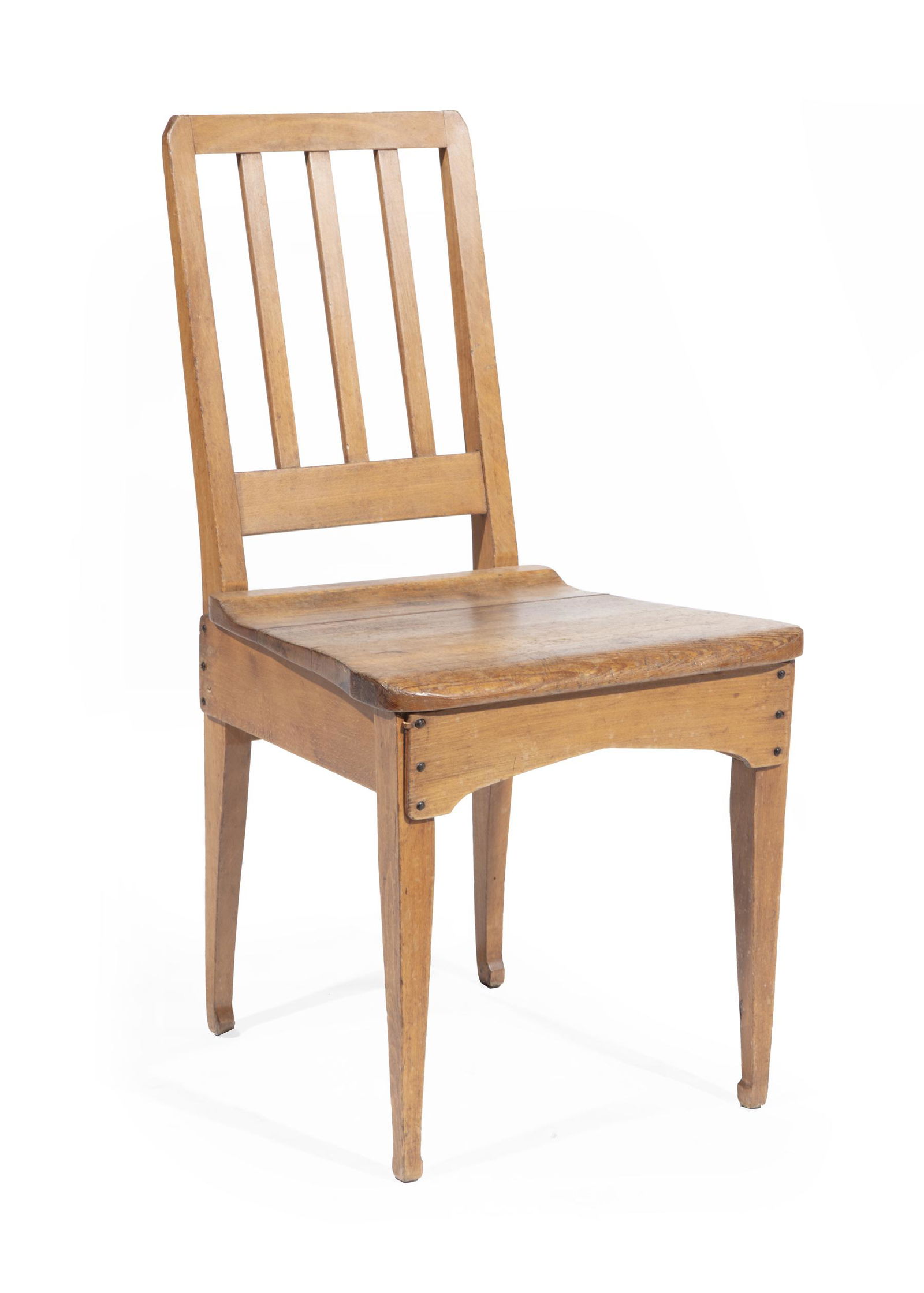 Jugendstil Carved Beech and Pine Chair (1 of 4)