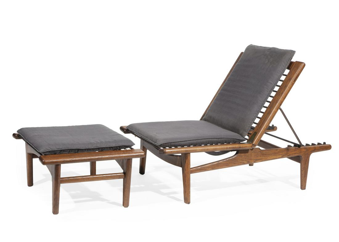 Hans Wegner for Getama Oak Lounge Chair & Ottoman (1 of 6)