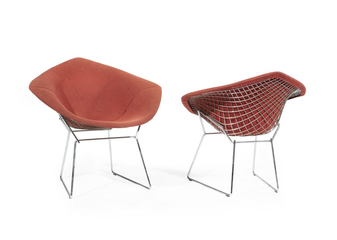 Pair of Harry Bertoia for Knoll "Diamond" Chair (1 of 3)