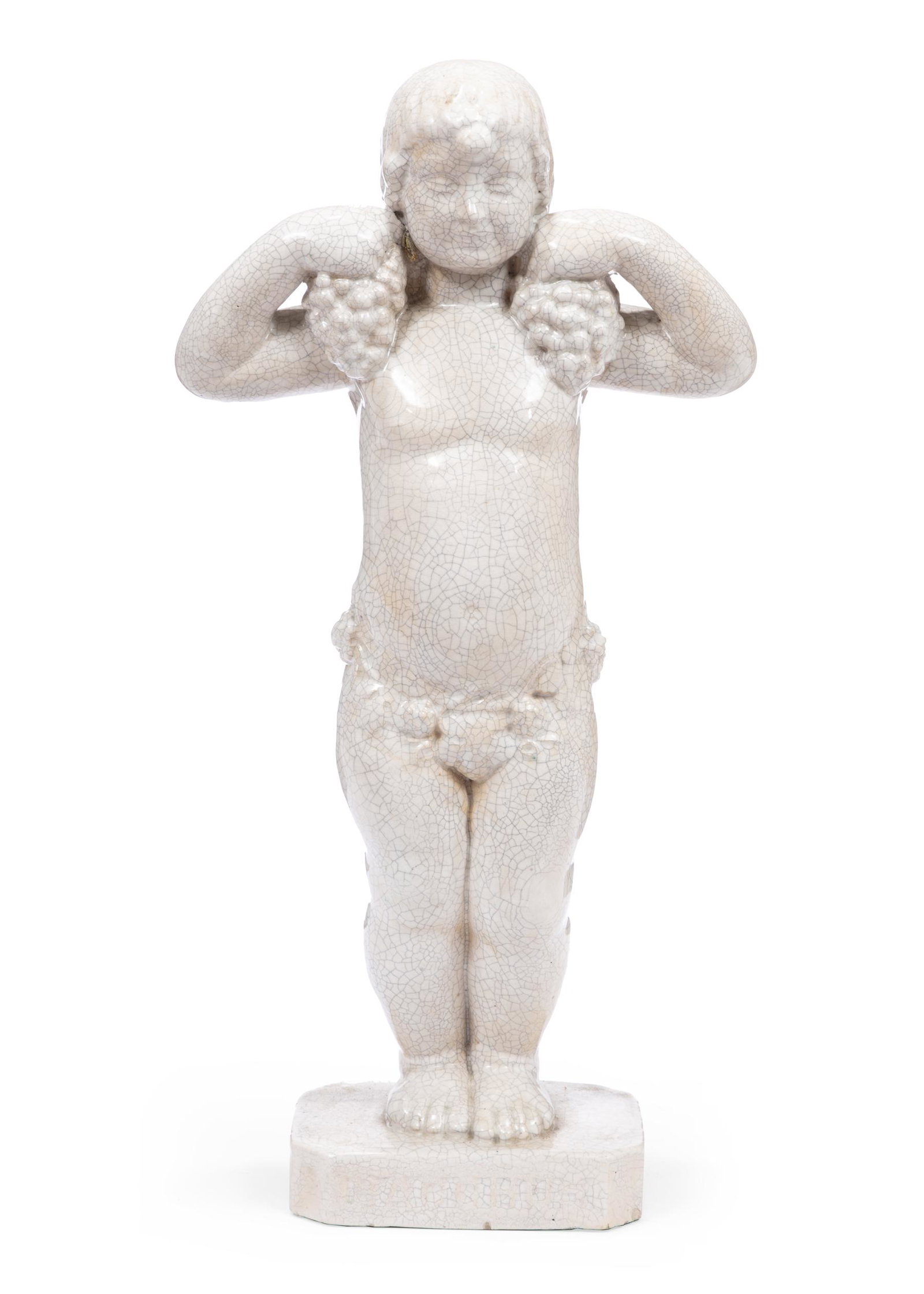 Ceramique de Cazaux Glazed Ceramic Figures (1 of 3)