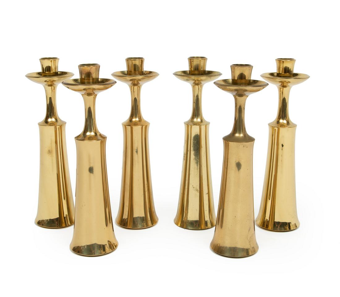 Six Jens Quistgaard for Dansk Designs Candlesticks (1 of 3)
