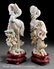 0456: Chinese Jadeite 'Long-Life' Crane & Pine Groups - 3