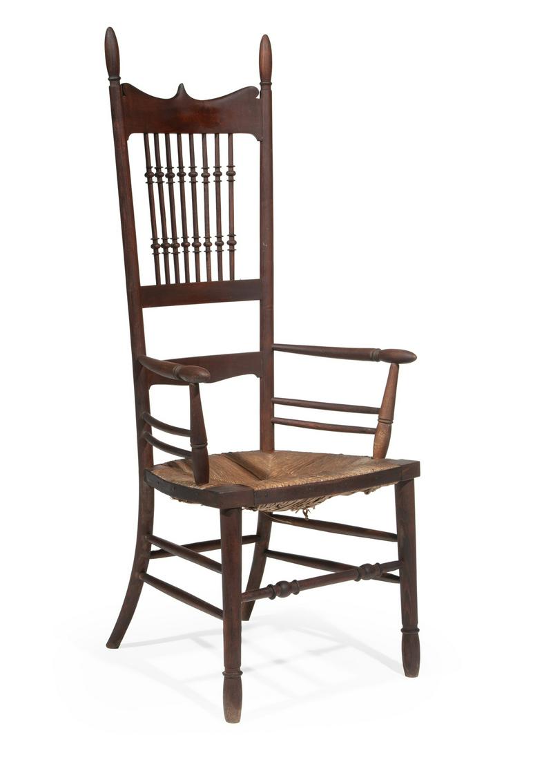 English Arts and Crafts Oak Armchair (1 of 4)