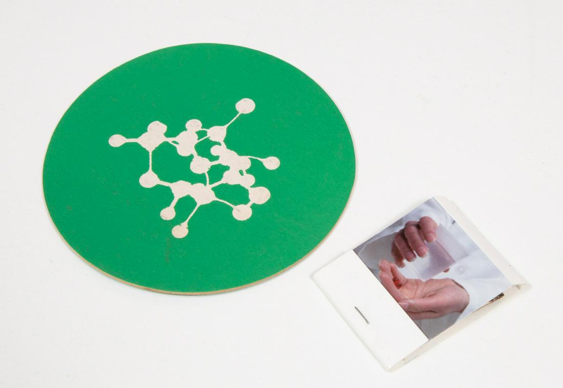 Coaster/ Matchbook from Damien Hirst's "Pharmacy" (1 of 3)