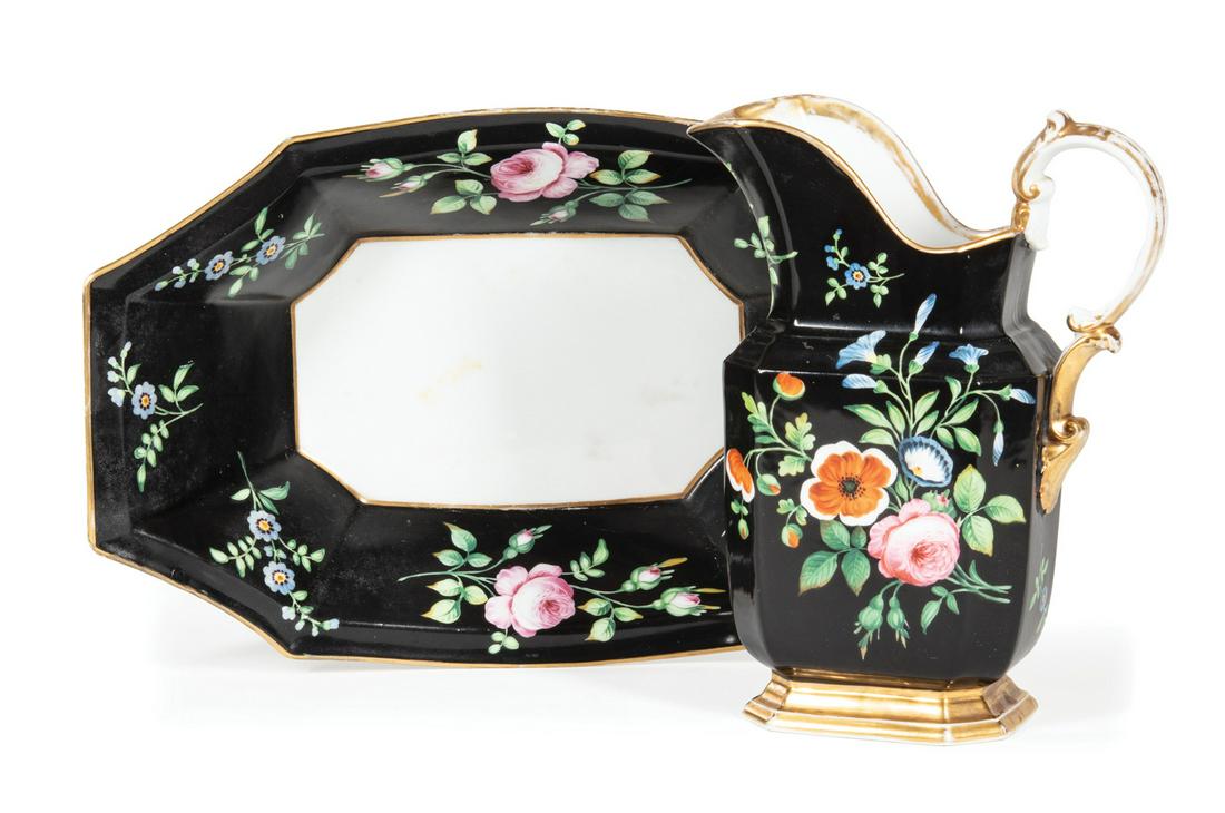 Paris Porcelain Wash Basin and Ewer (1 of 1)