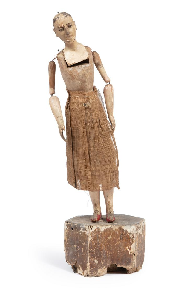 Continental Carved Wood Santos Figure (1 of 3)