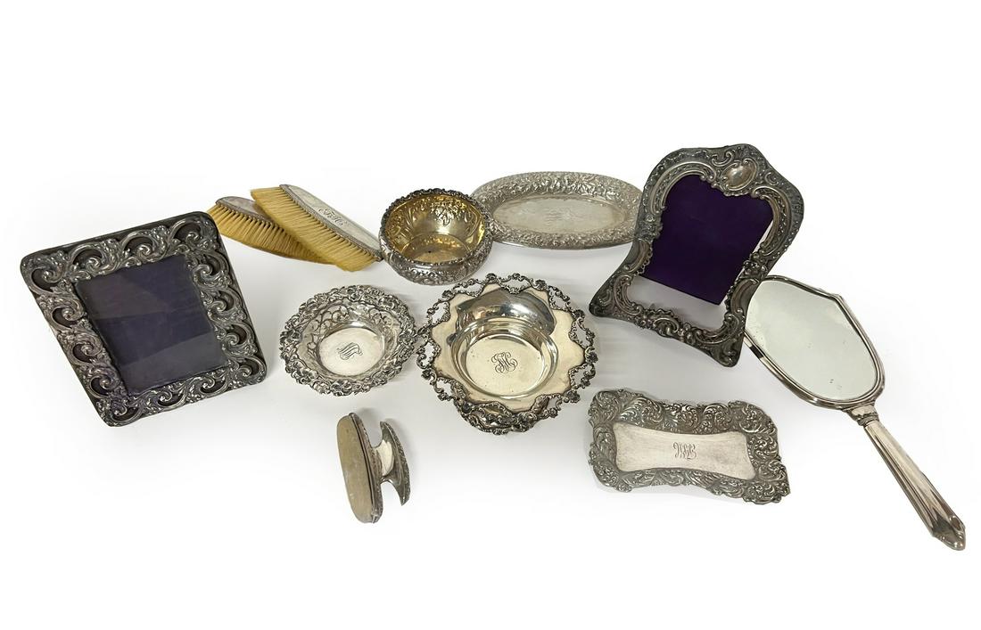American Sterling Silver Dressing Table Articles (1 of 3)