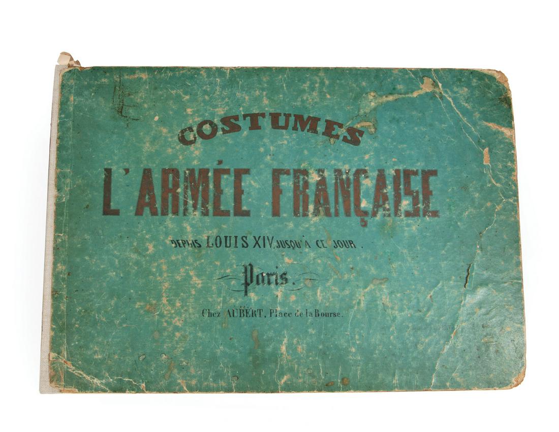 Antique French Military Uniform Prints (1 of 3)