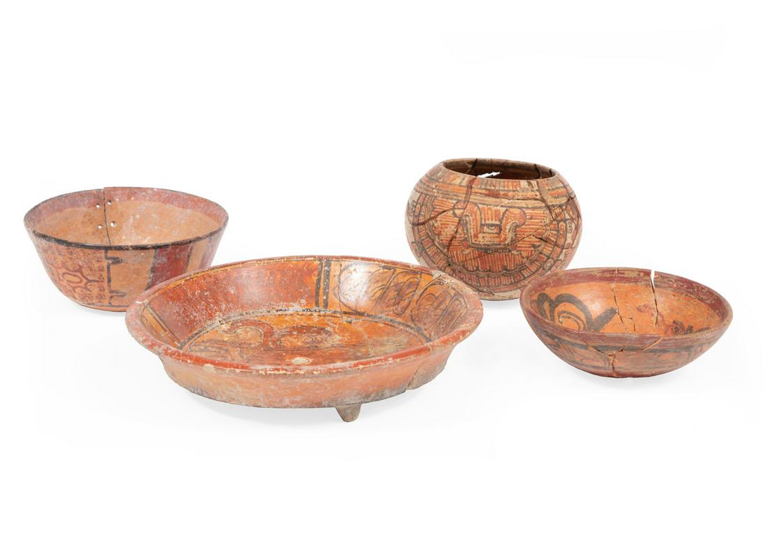 Four Pre-Columbian Pottery Vessels (1 of 3)