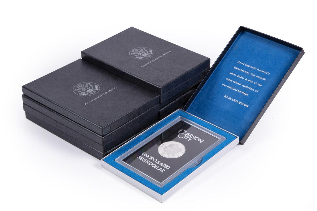 Carson City Uncirculated Morgan Silver Dollars (1 of 2)