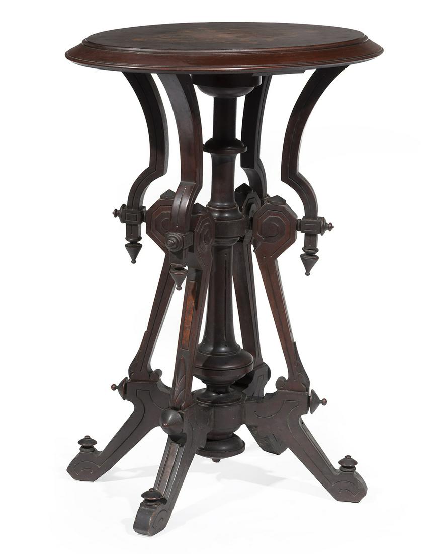 American Renaissance Walnut Occasional Table (1 of 12)