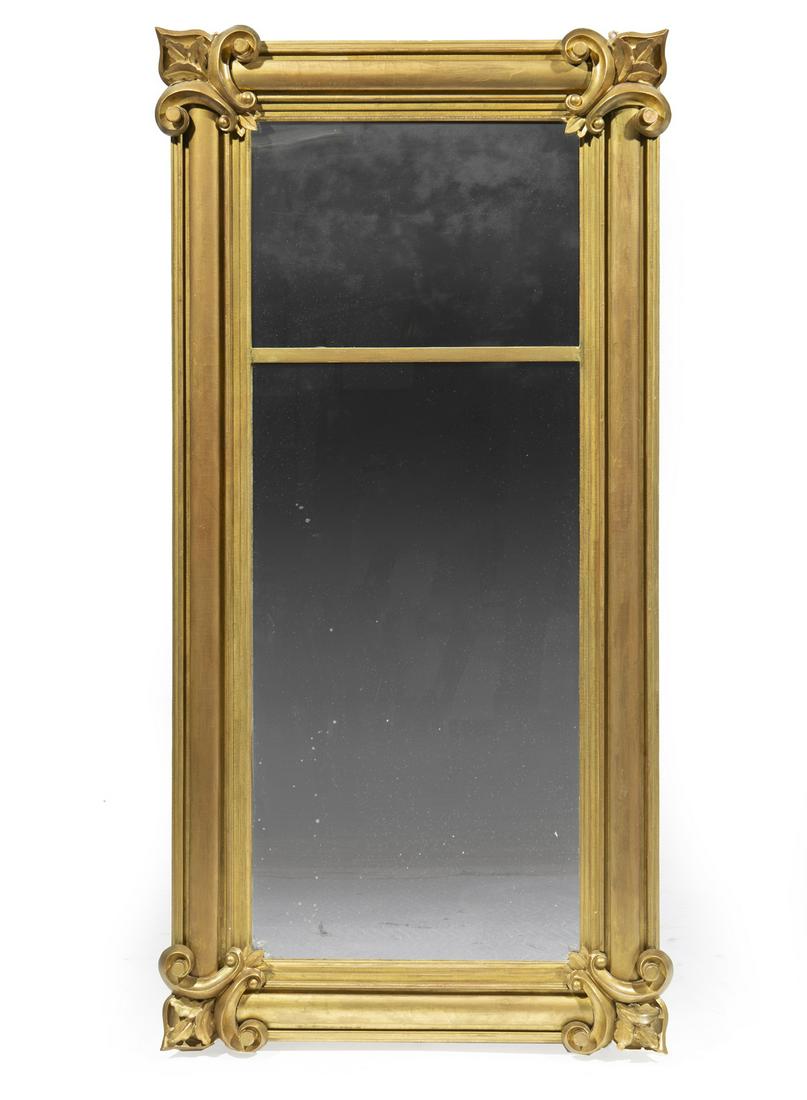 American Late Classical Giltwood Mirror (1 of 9)