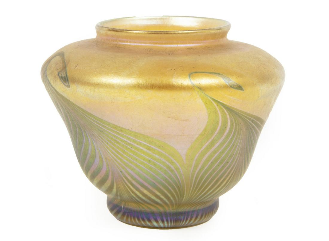 Tiffany Favrile Glass Vase (1 of 3)
