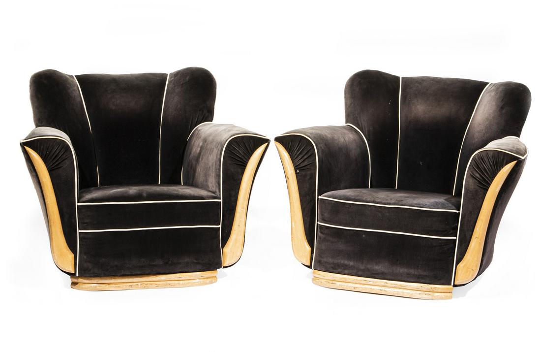 Pair of Art Deco Club Chairs (1 of 12)