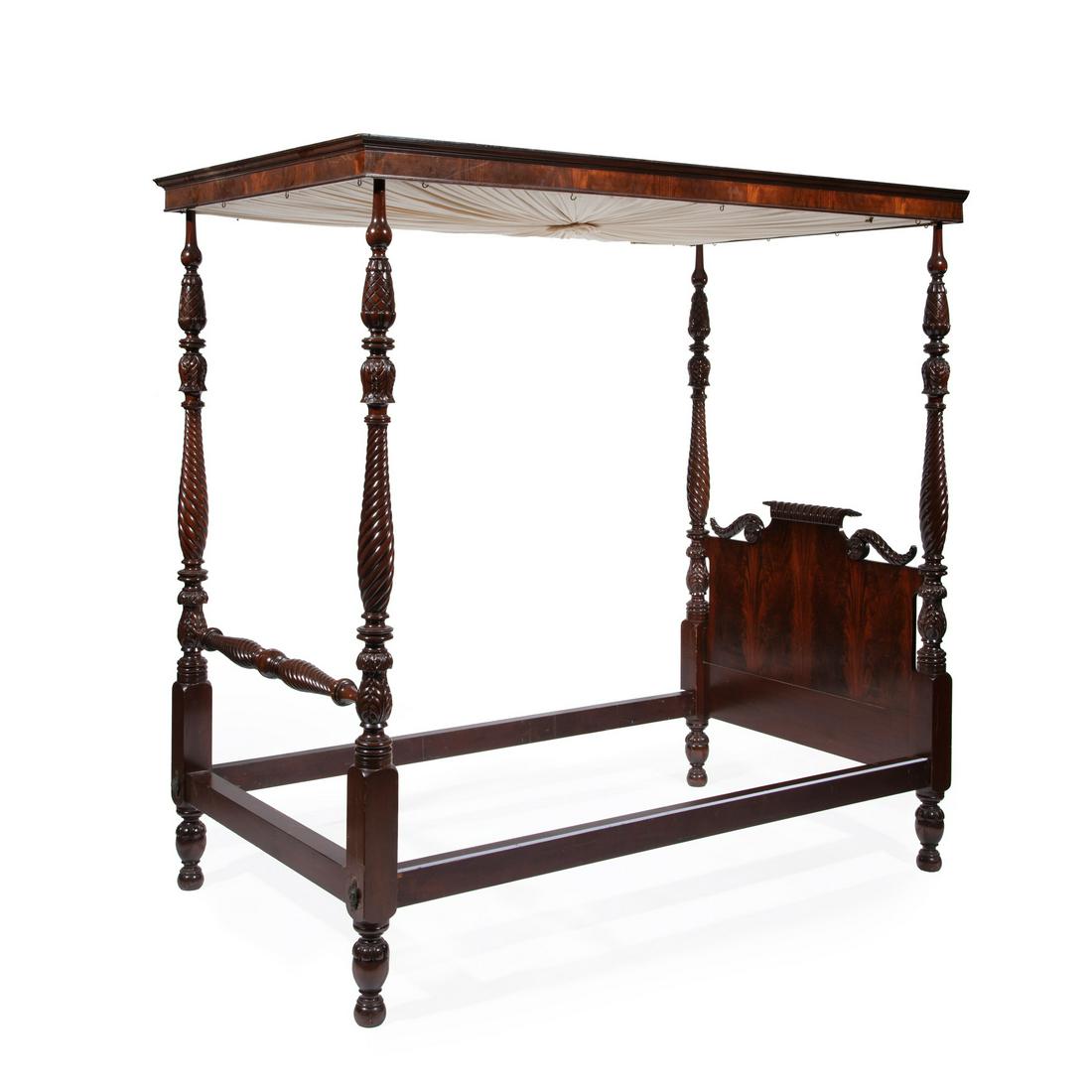 American Classical-Style Mahogany Tester Beds (1 of 7)
