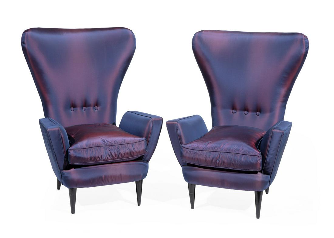 Pair of Paolo Buffa-Style Armchairs (1 of 4)