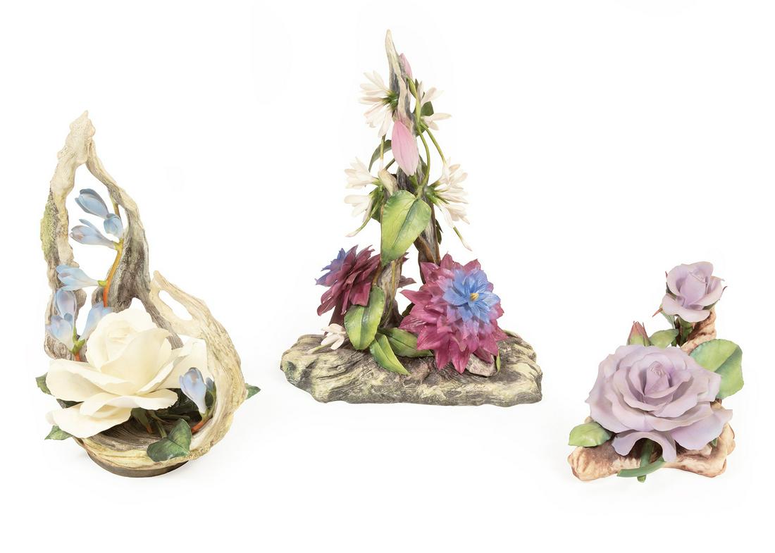 Three Boehm Porcelain Flower Groups (1 of 3)