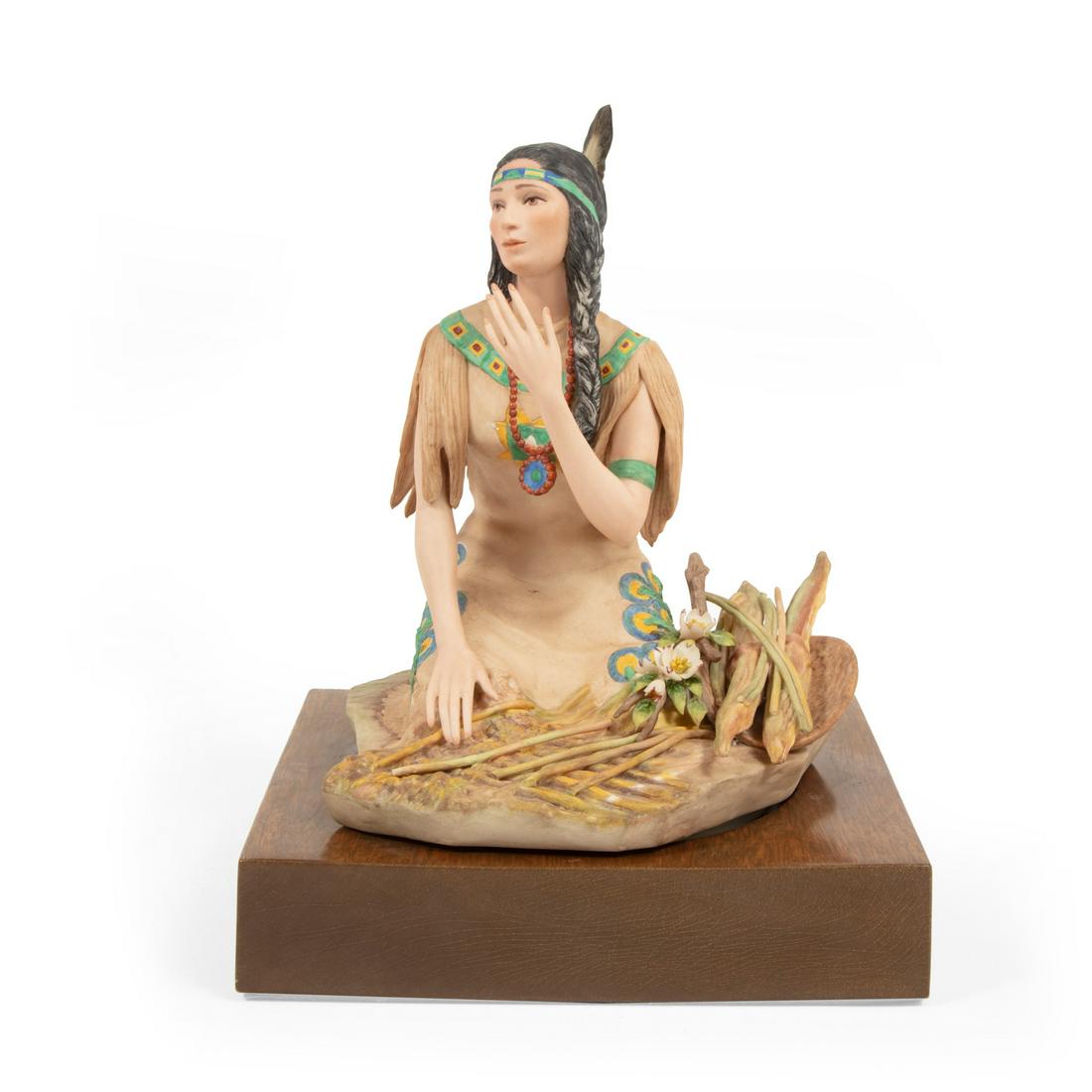 Cybis Porcelain Figure of Dakota "Laughing Water" (1 of 3)