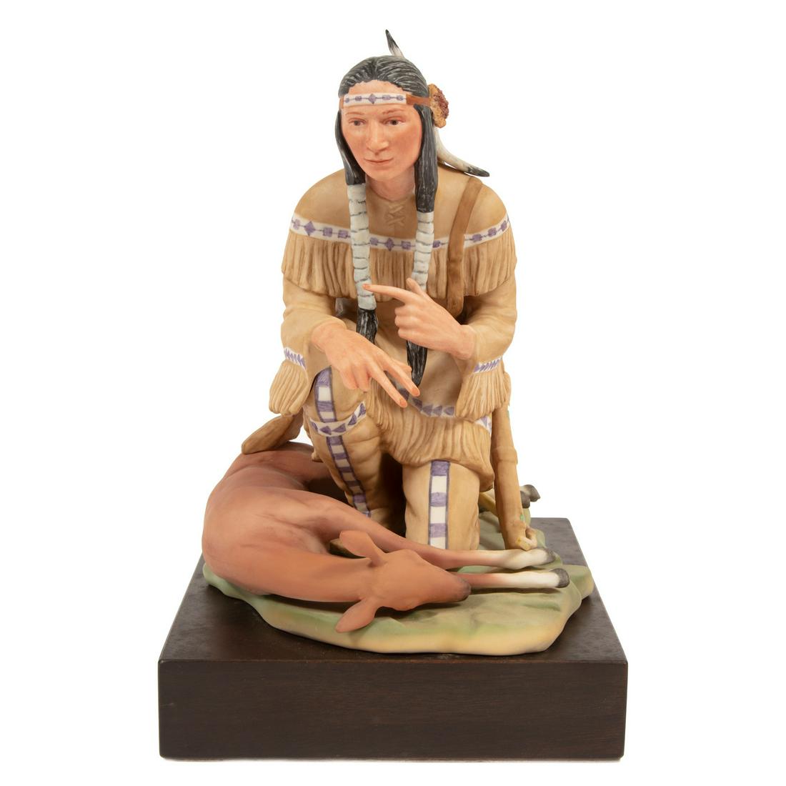 Cybis Porcelain Figure of Onandaga, "Hiawatha" (1 of 4)